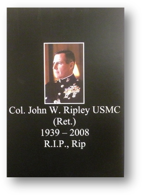 Description: John Ripley Funeral Poster